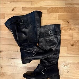 Nine West Black Heeled Boots